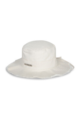 chapeau-blanc-en-coton-avec-logo-effiloche