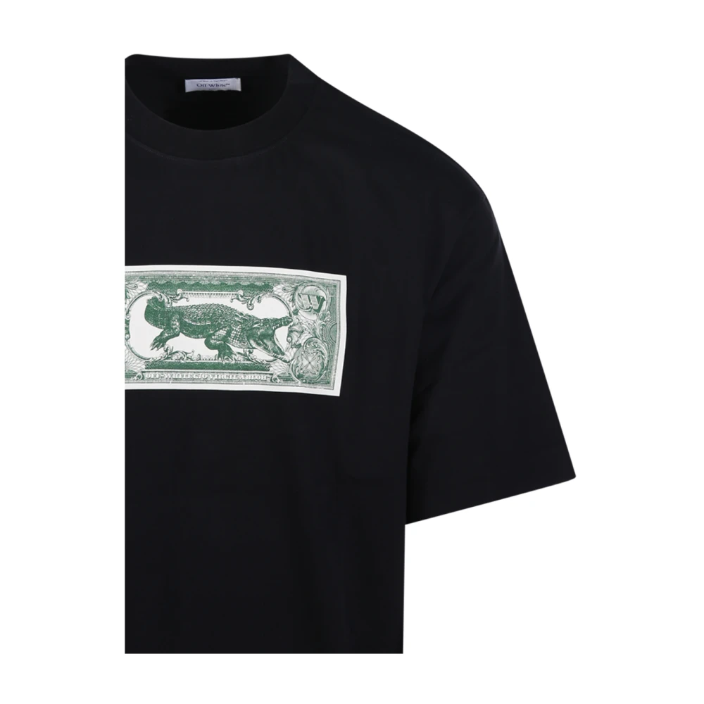 Off White Zwarte Arrow Skate T-Shirt Black Heren