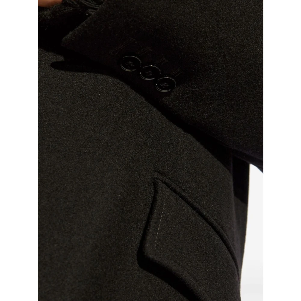 MM6 Maison Margiela Zwarte Jassen voor Vrouwen Black Heren