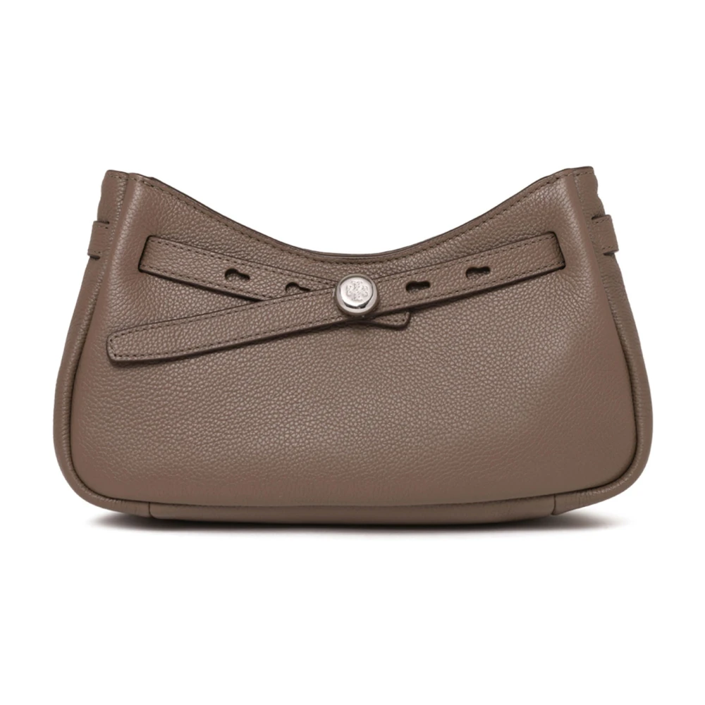 Tory Burch Women's Brown Cross Body Bags, One Size, Romy Zip Top Crossbody
