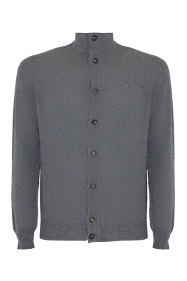 grey-wool-turtleneck-cardigan-sweater