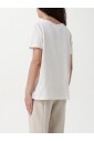t-shirt-col-rond-jaune