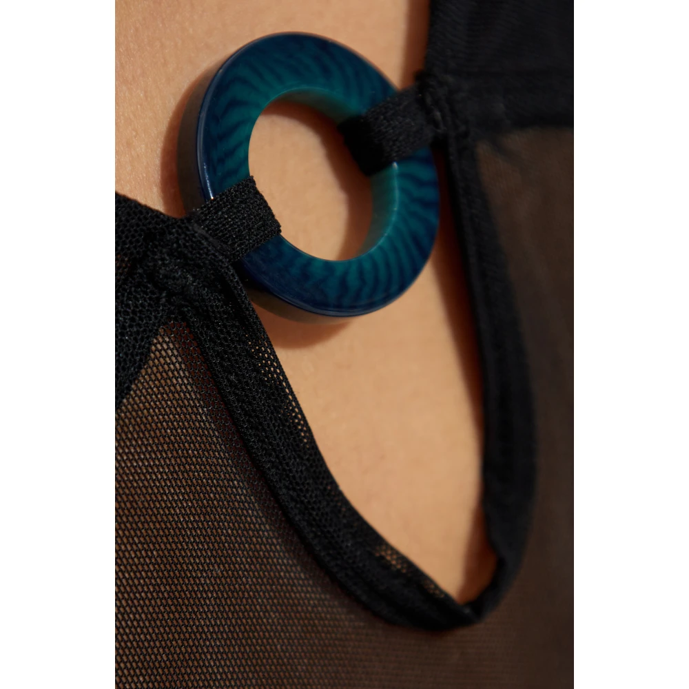 Bond-Eye Strandjurk Cindy Ring Maxi Black Dames