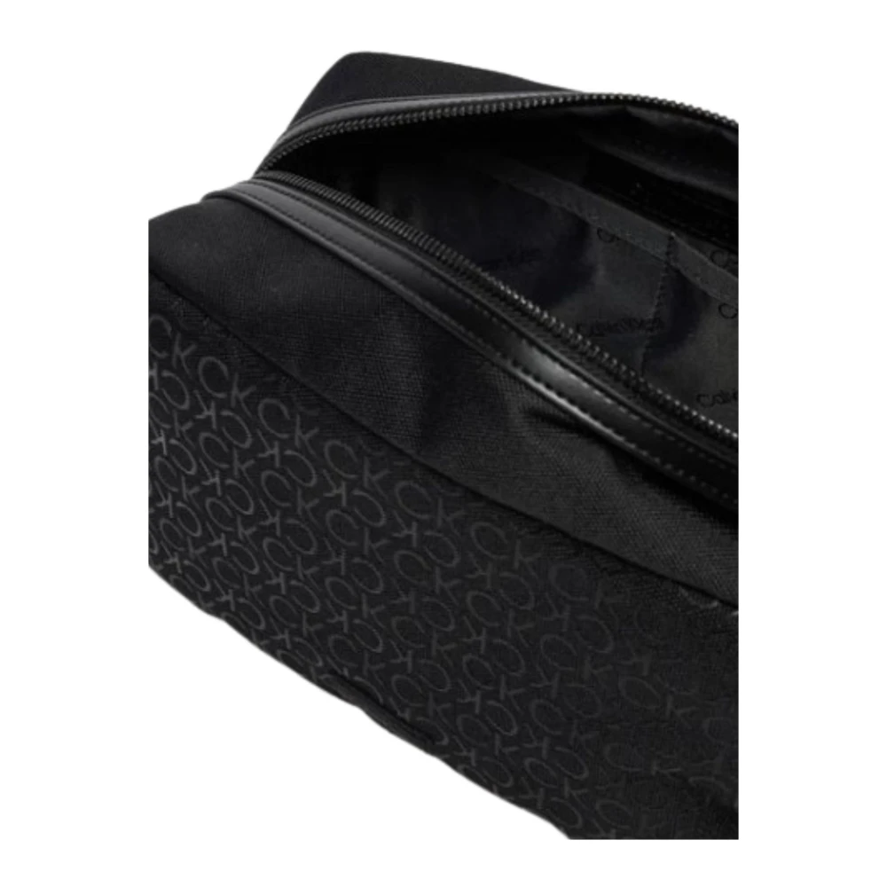 Calvin Klein Heren Remote Washbag Beauty Case Black Heren