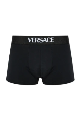 Bomullsboxers med logotyp