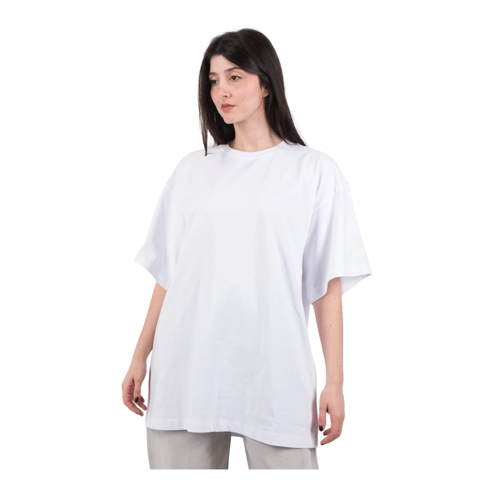 SPORTMAX Blocco Wit T-shirt White Dames