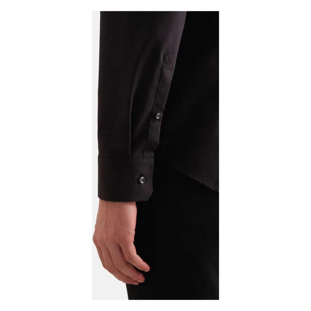 seidensticker Elegant Business Overhemd Kent Stijl Black Heren