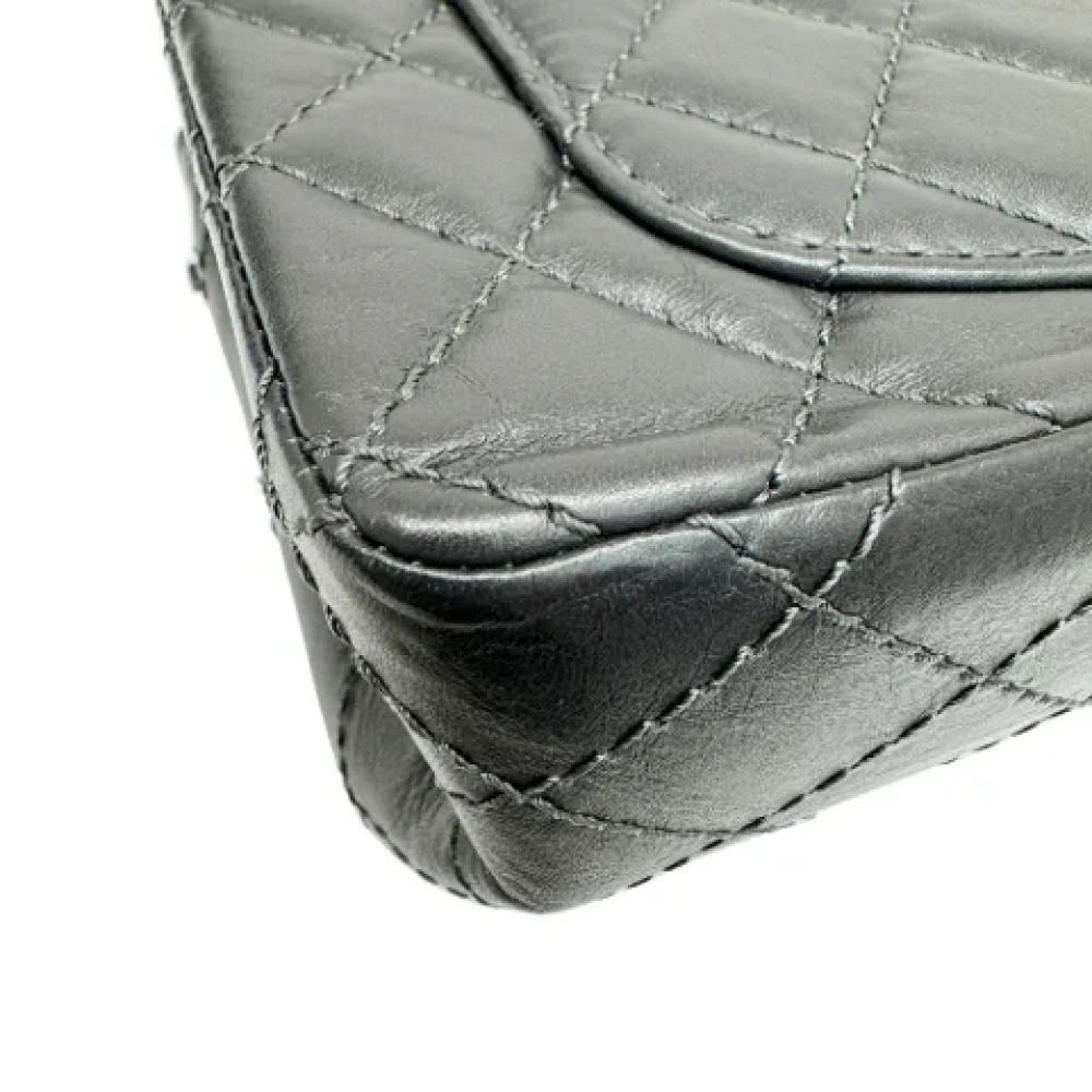 Chanel Vintage Pre-owned Fabric chanel-bags Gray Dames