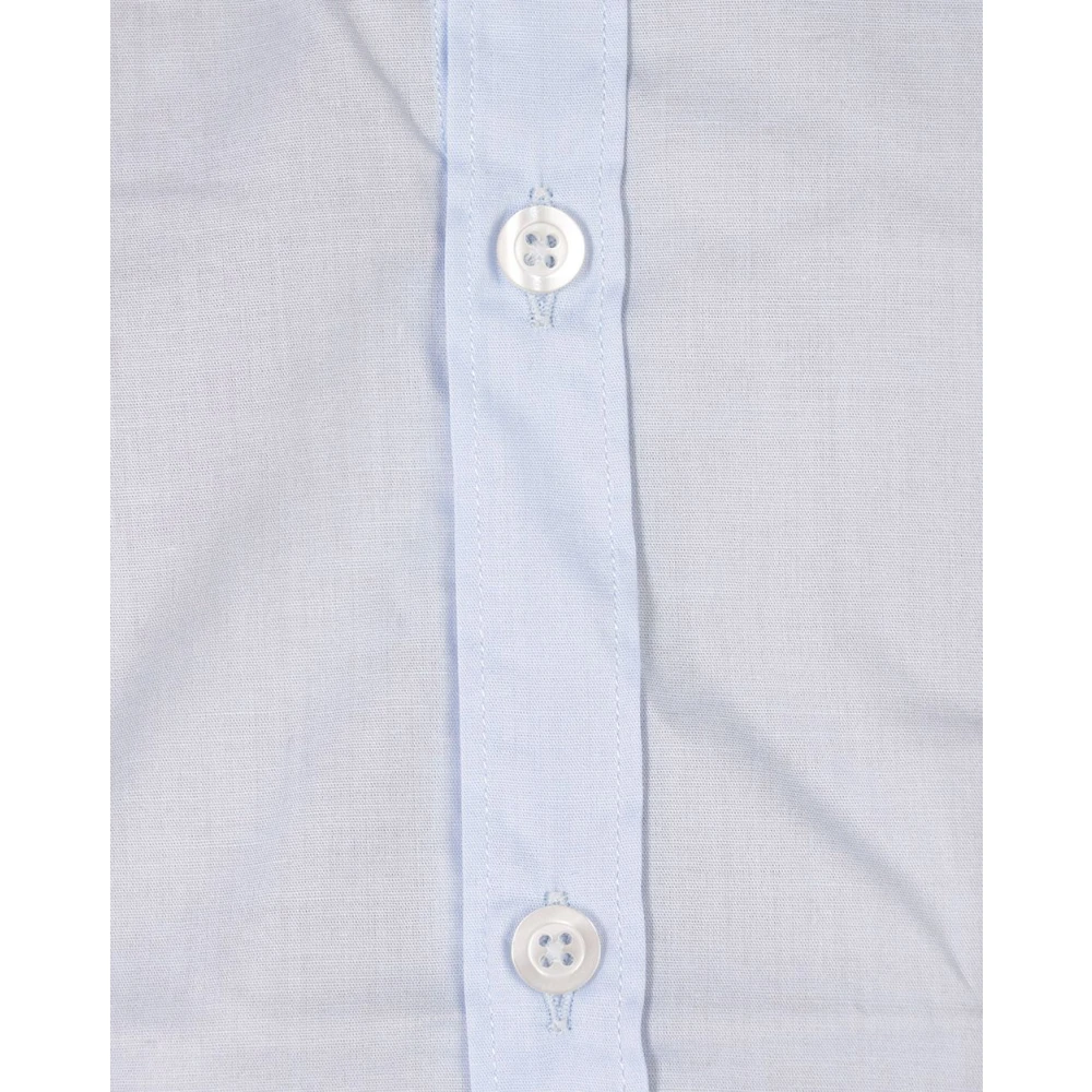 Daniele Alessandrini Basis V-Hals Shirt Blue Heren