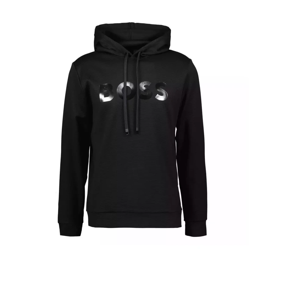 Hugo Men's Black Hoodies, L, Felpa