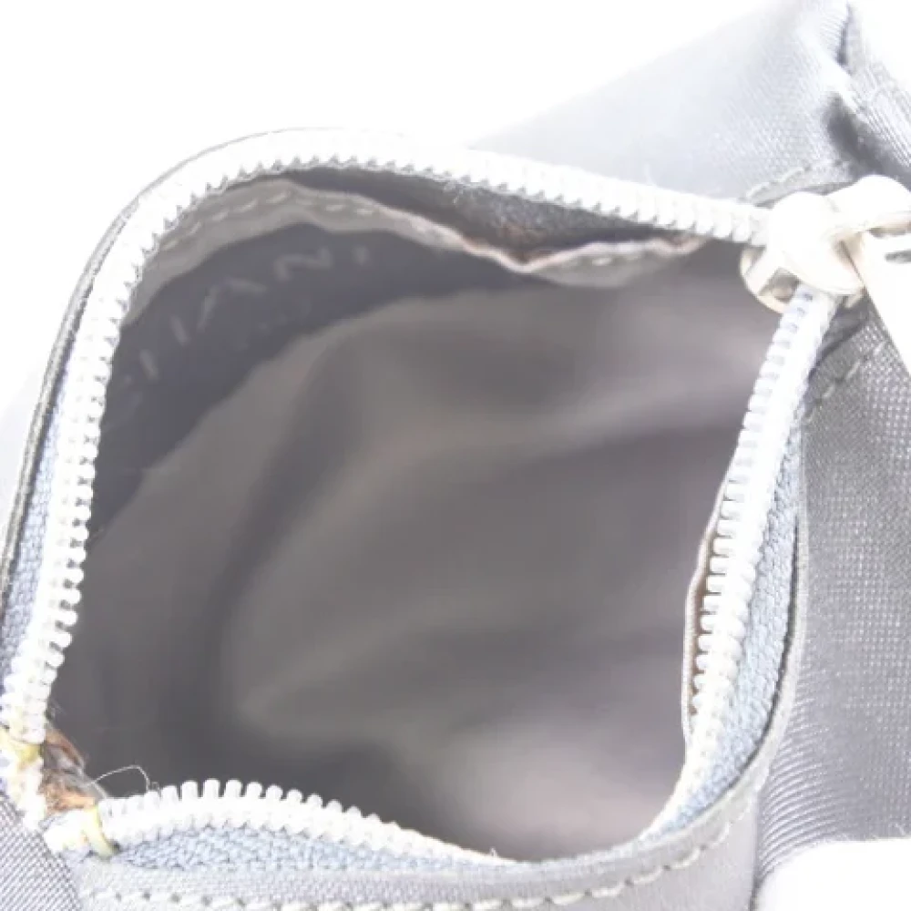 Chanel Vintage Pre-owned Fabric chanel-bags Gray Dames