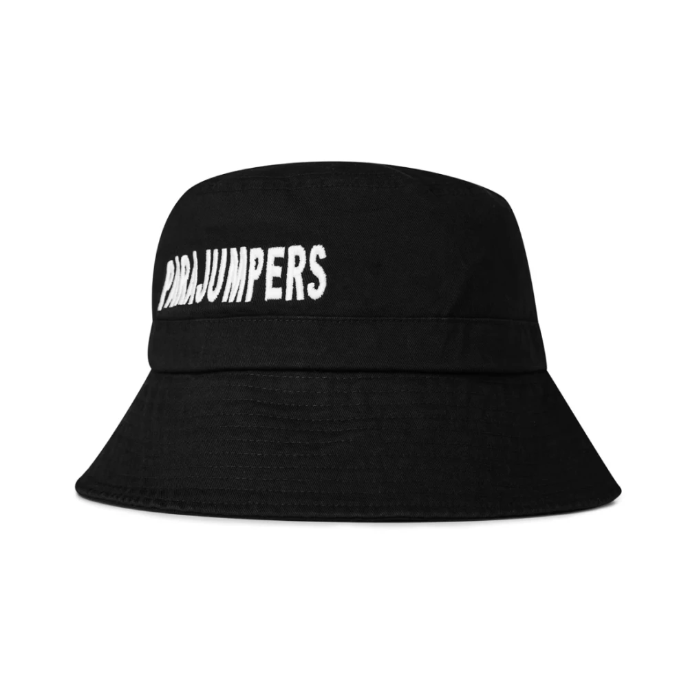 Parajumpers Zwarte Logo Bucket Hat Black Heren