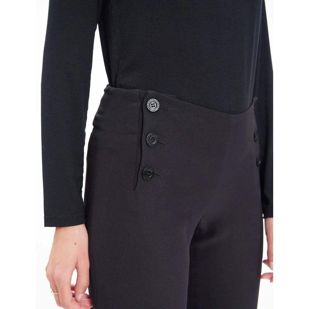 Ines De La Fressange Paris Gabriel zwarte broek OLD REF Black Dames