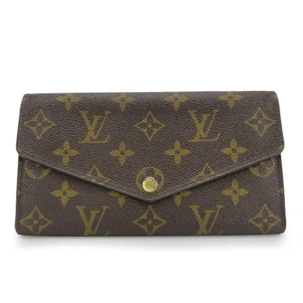 Louis Vuitton Vintage Pre-owned Canvas wallets Brown Dames