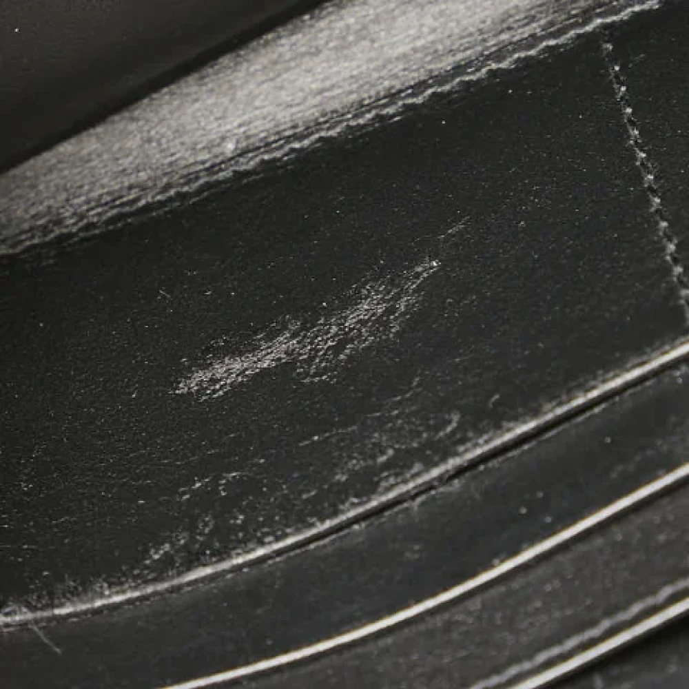 Jimmy Choo Pre-owned Leather wallets Black Dames