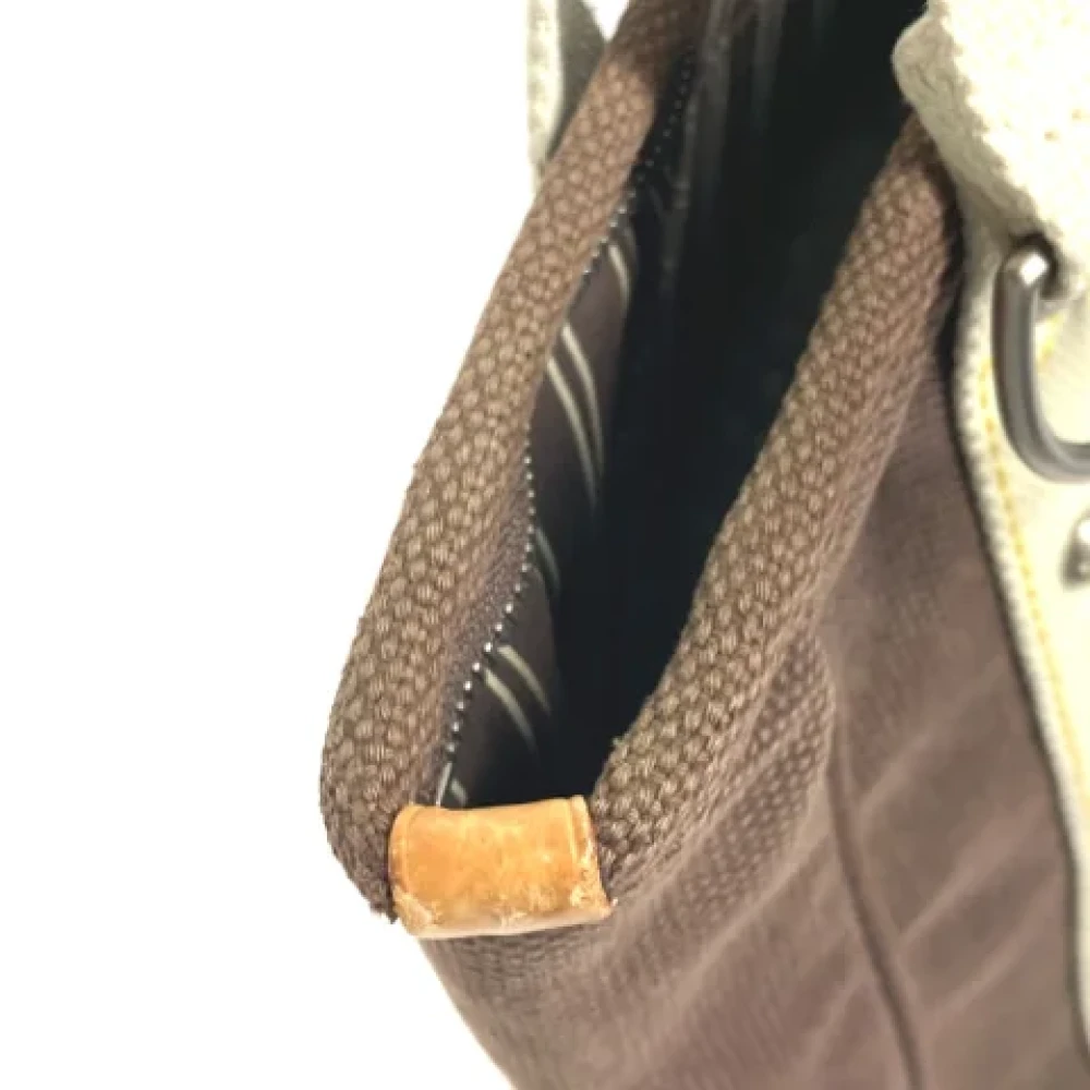 Louis Vuitton Vintage Pre-owned Cotton louis-vuitton-bags Brown Dames