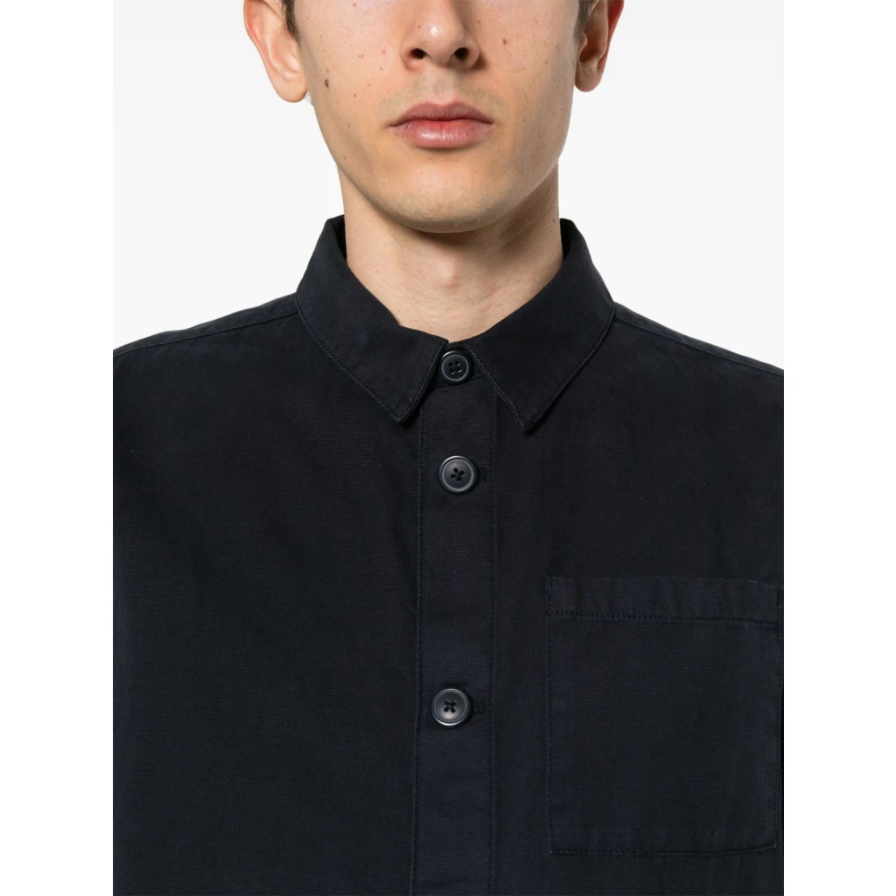 Barbour Blauwe Casual Overhemden Blue Heren