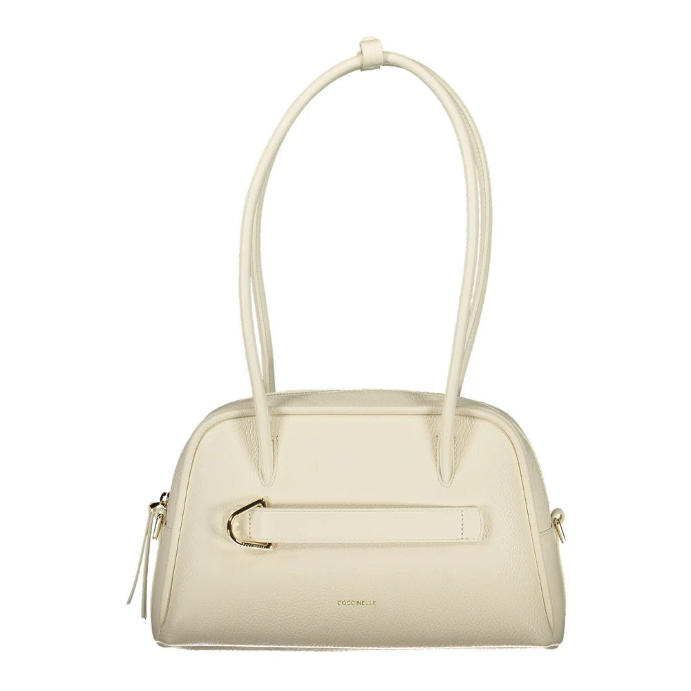 Coccinelle , Shoulder Bags, Female, White, One Size, Lepaki Bag - Image 3