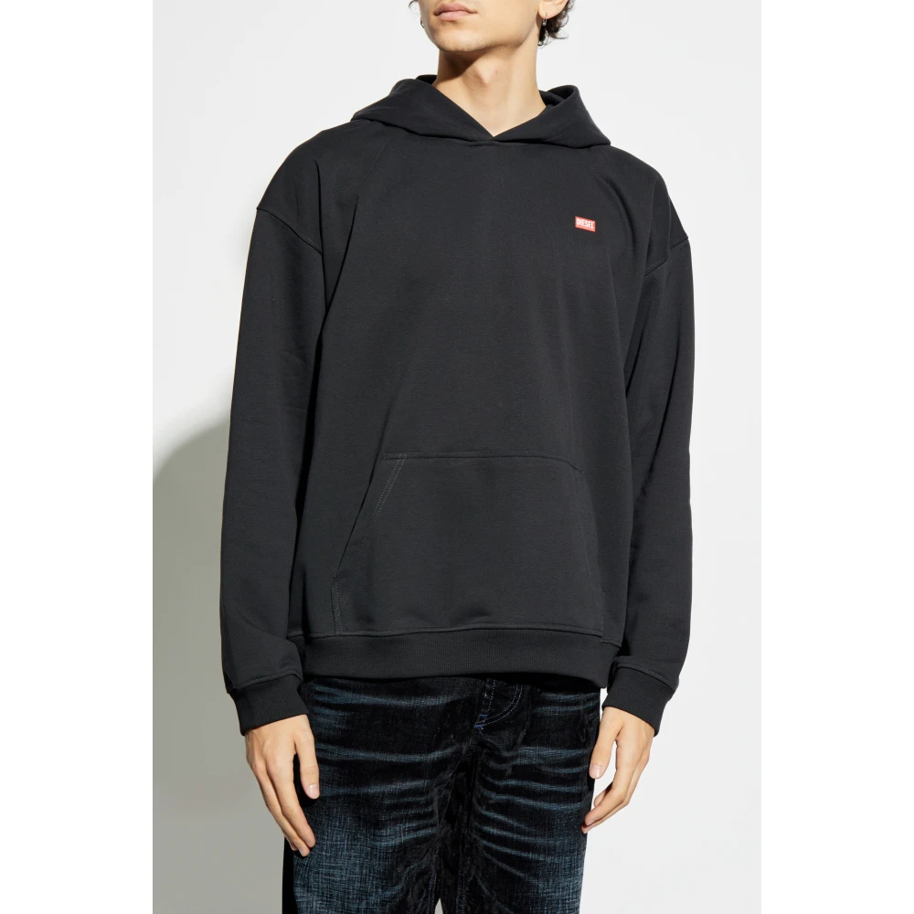 Diesel Sweatshirt S-Boxt-Hood Black Heren