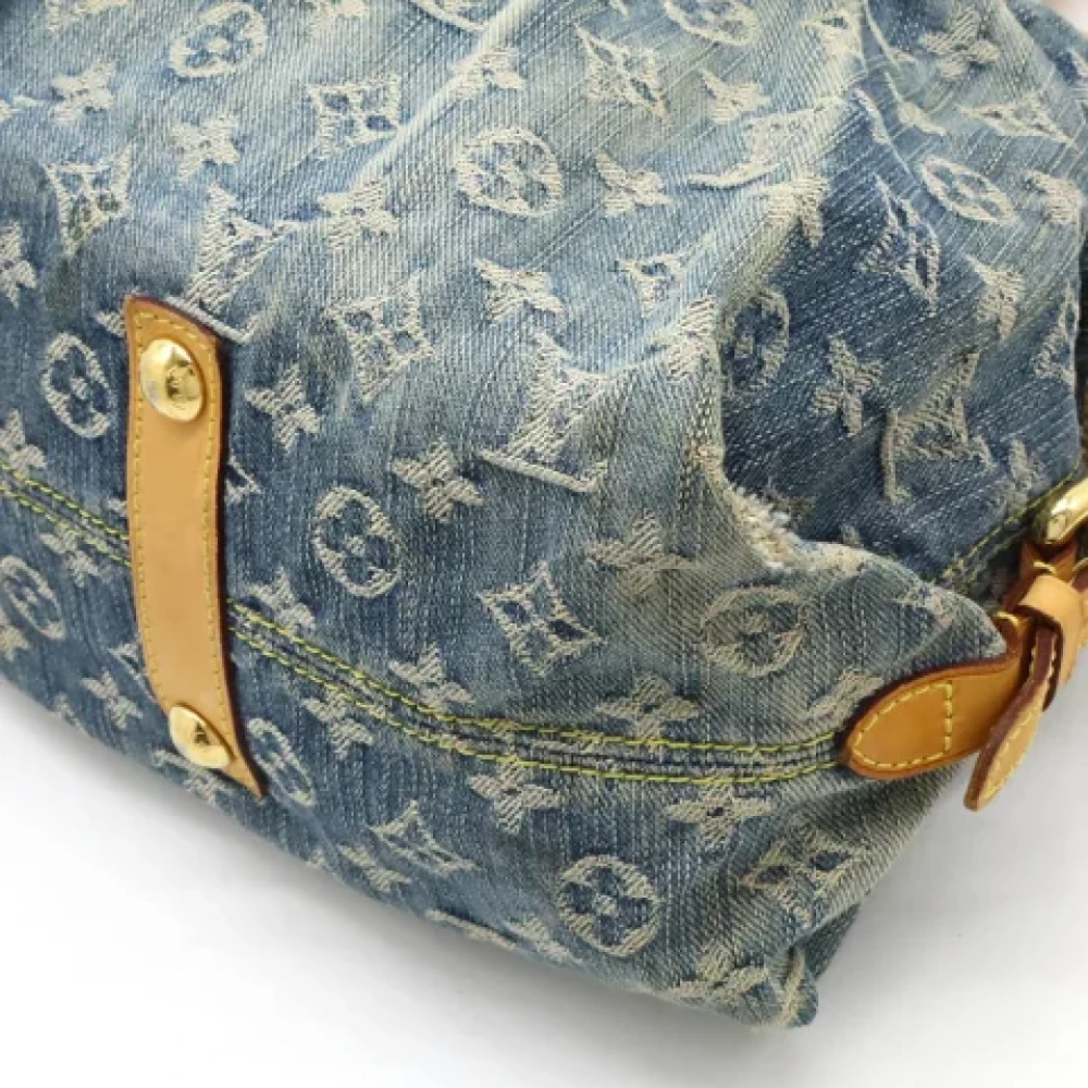 Louis Vuitton Vintage Pre-owned Denim louis-vuitton-bags Blue Dames