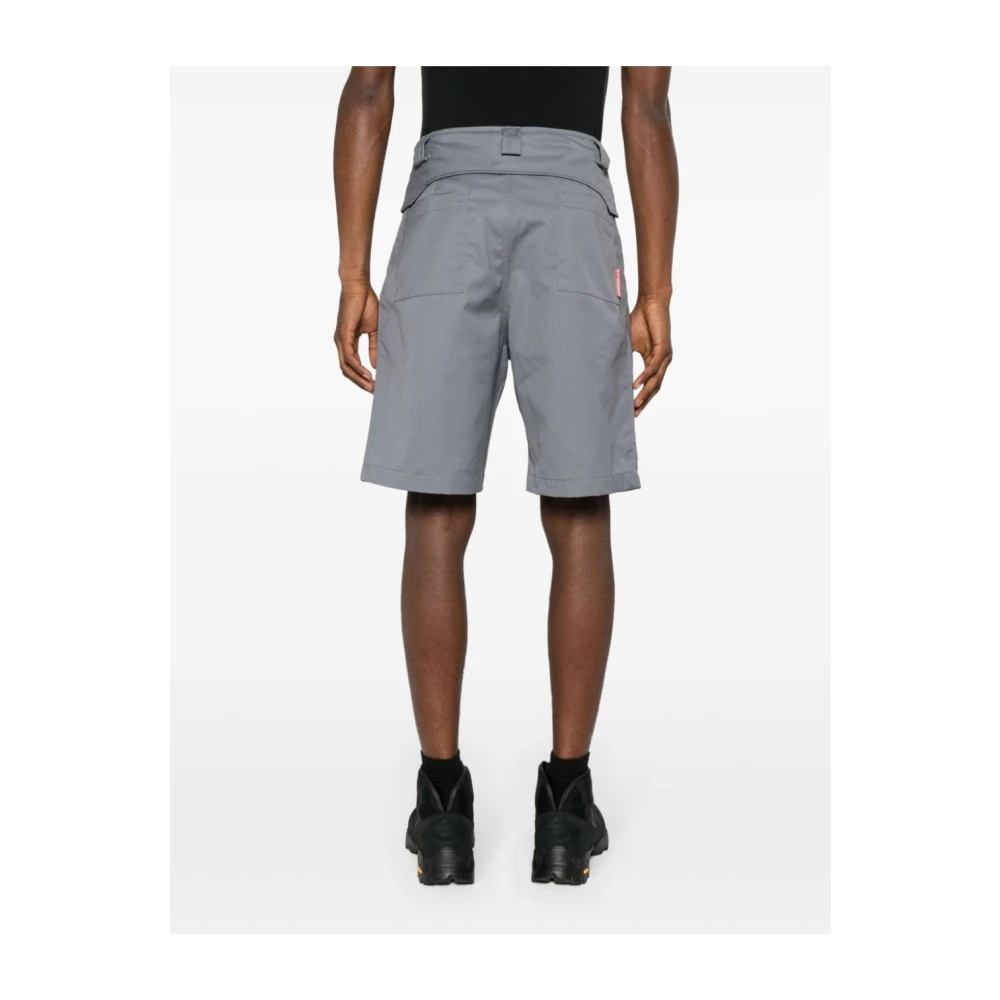 Gr10K Gevouwen Riem Shorts Gray Heren