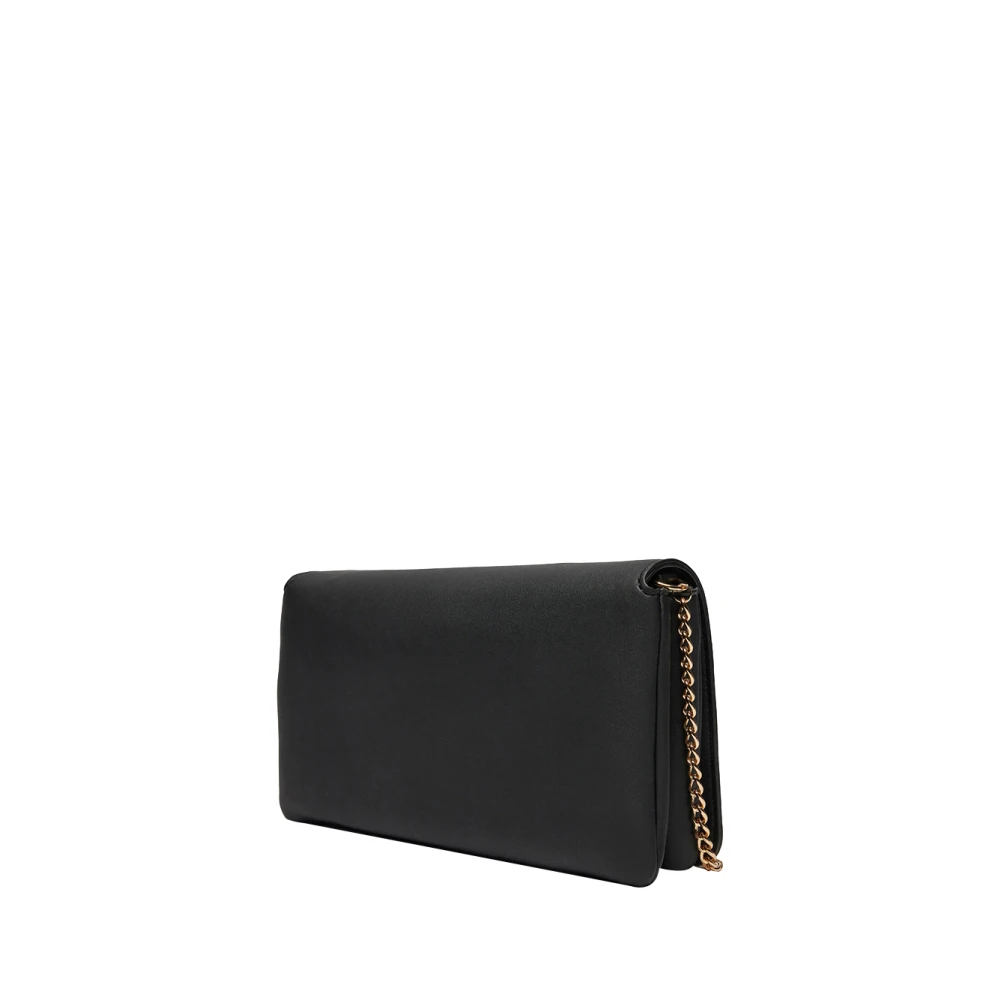 Moschino Zwarte Schoudertas Trendy Elegant Black Dames
