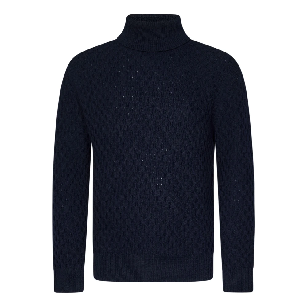 Jacob Cohën Blauwe Sweater voor Mannen Aw24 Blue Heren