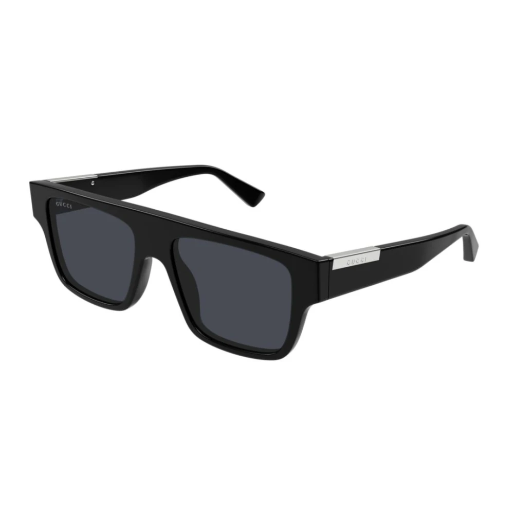 Gucci Unisex Black Square Sunglasses - Sunglasses - 53 Mm - Accessories