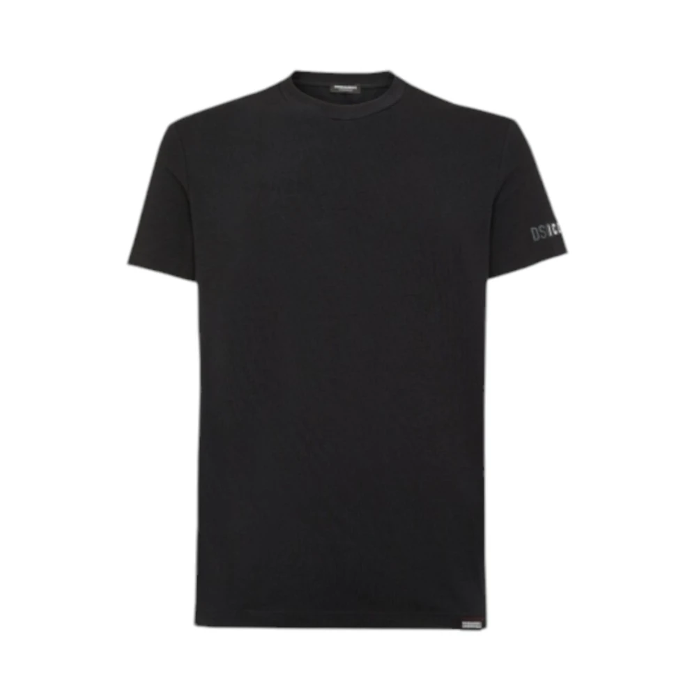 Dsquared2 Katoenmix T-Shirt Black Heren