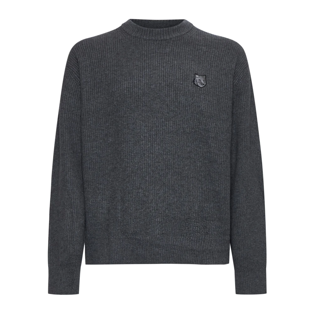 Maison Kitsuné Stijlvolle Sweaters Collectie Gray Heren