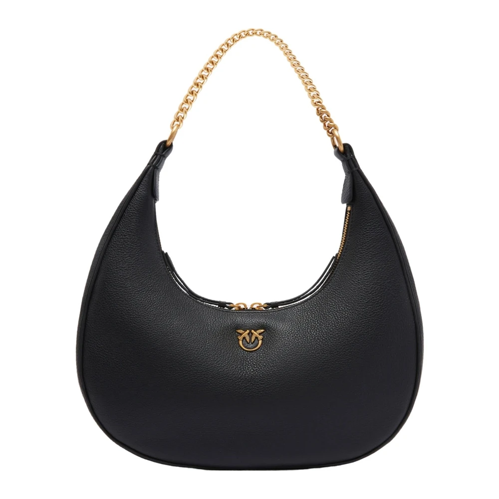 Pinko Women's Black Leather Handbag