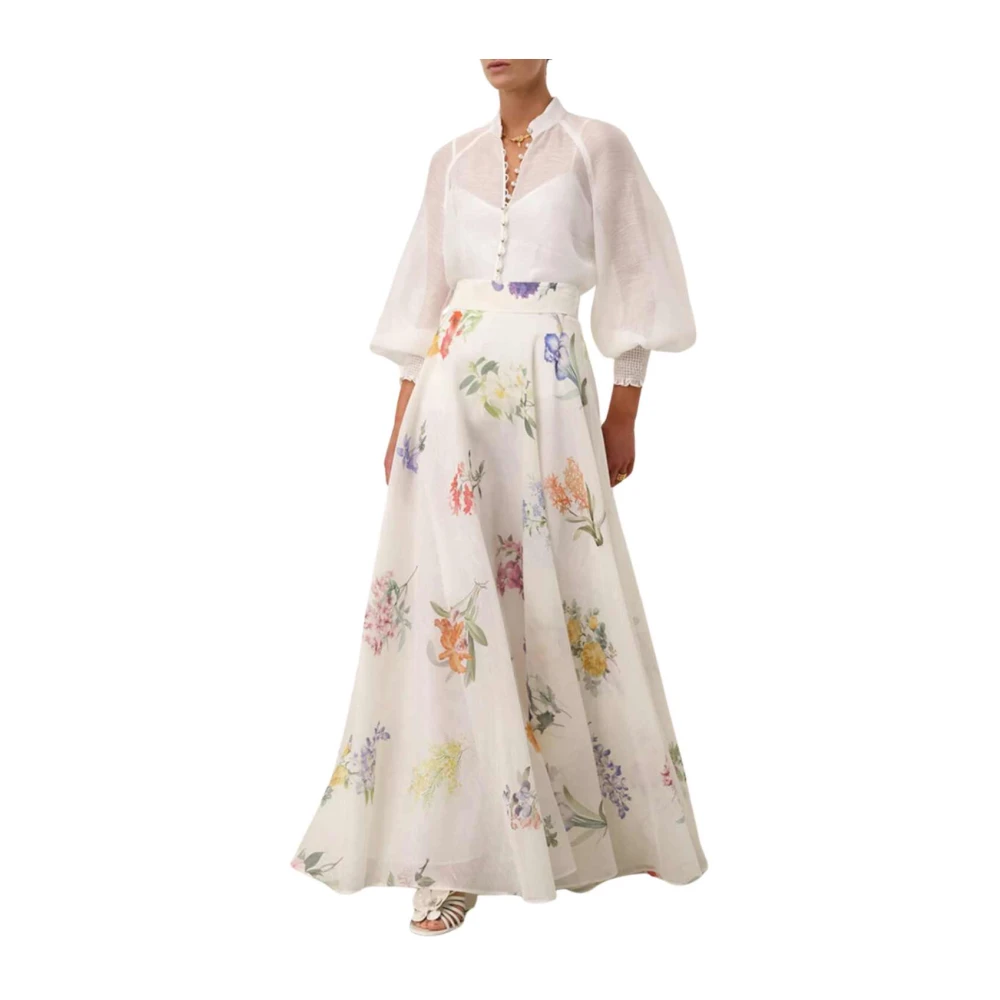 Zimmermann Botanische Maxi Rok Multicolor Dames