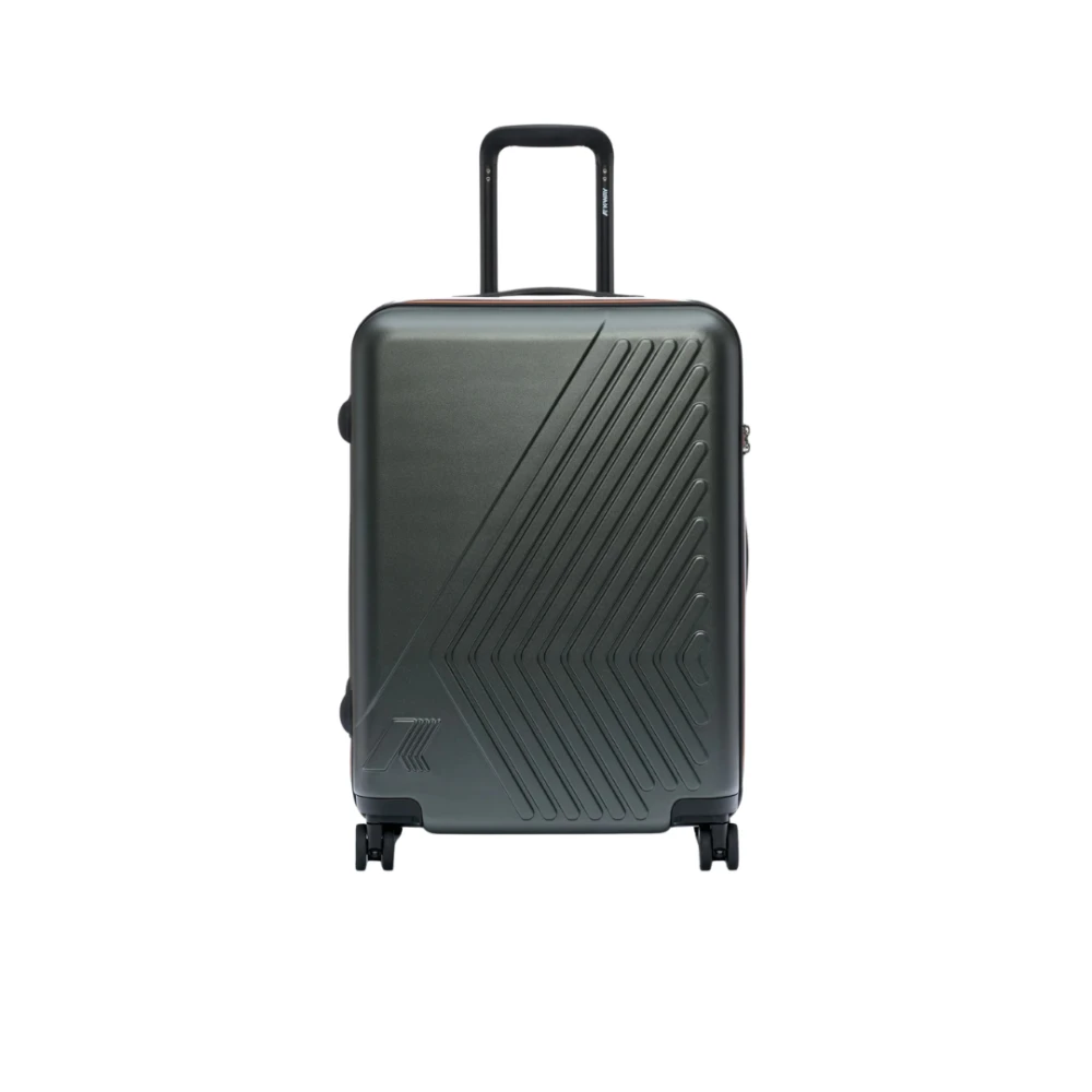 K-Way Unisex Groente Koffers Groen, One Size, Eudoxieur Trolley