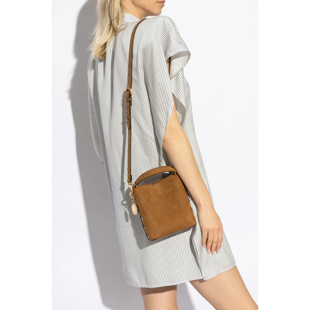 Stella Mccartney Emmer schoudertas Brown Dames