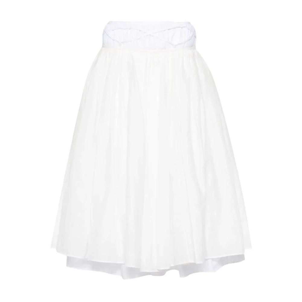 Quira Midi Skirts White Dames