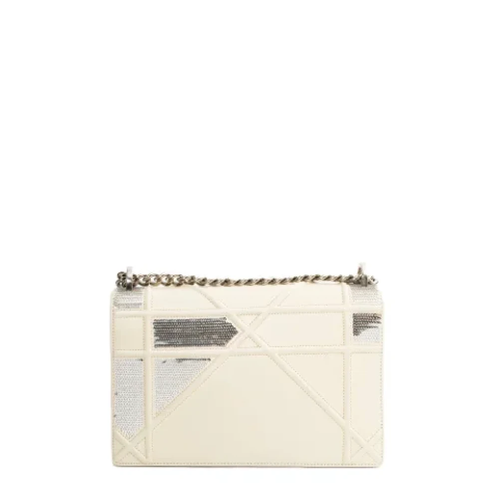 Dior Vintage Pre-owned Leather dior-bags White Dames