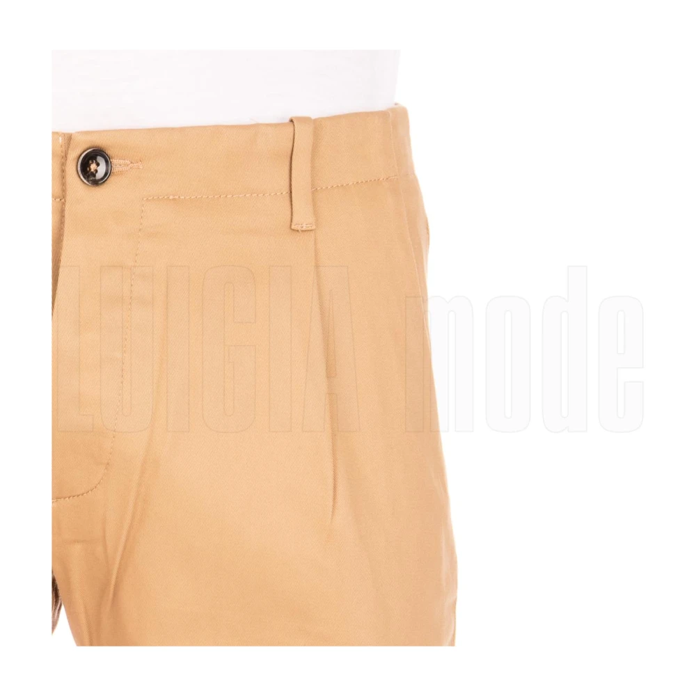 Nine In The Morning Moderne Vouw Chino's Brown Heren
