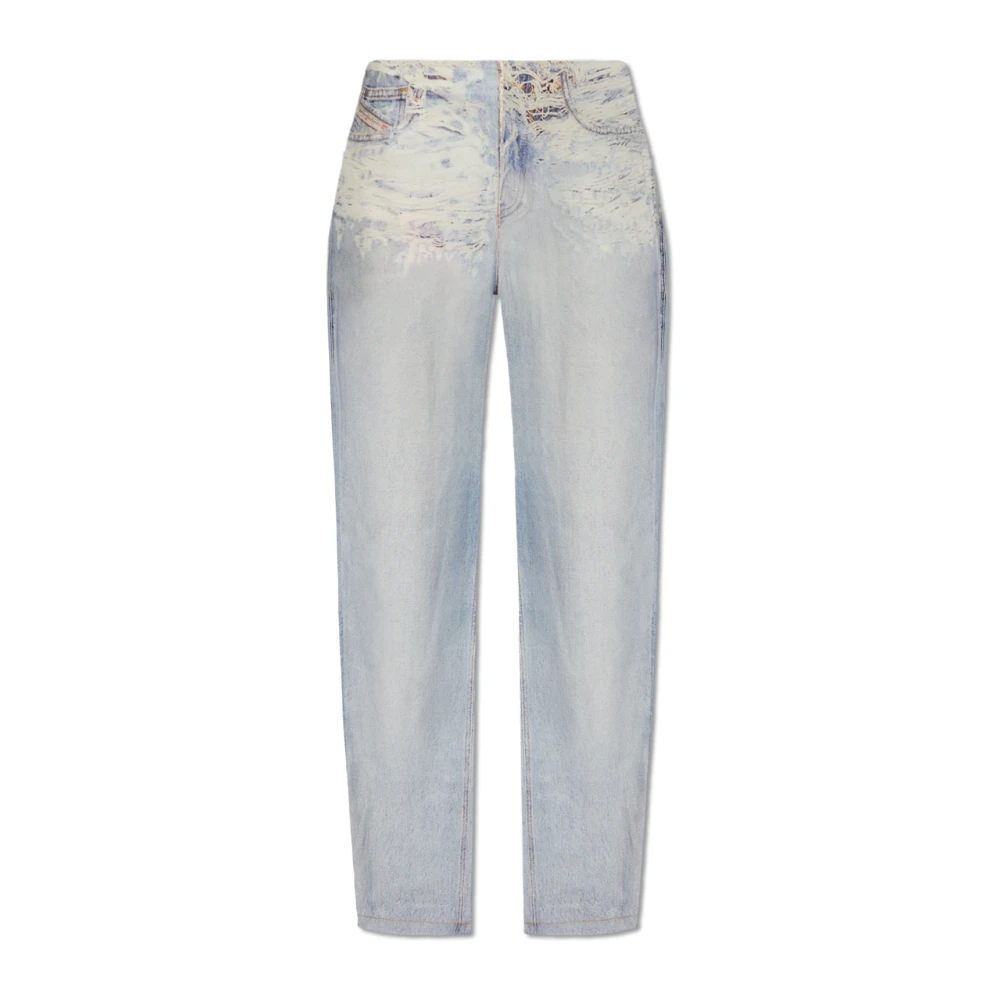 Diesel Women's Blue Straight Jeans,, P-Sarky Trousers Extra Small