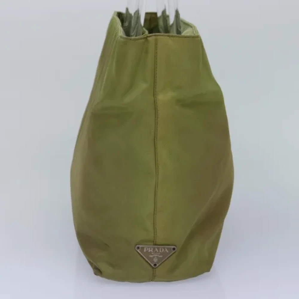 Prada Vintage Pre-owned Fabric prada-bags Green Dames