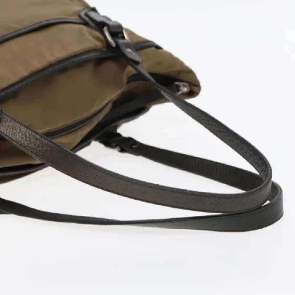 Burberry Vintage Pre-owned Canvas handbags Brown Dames