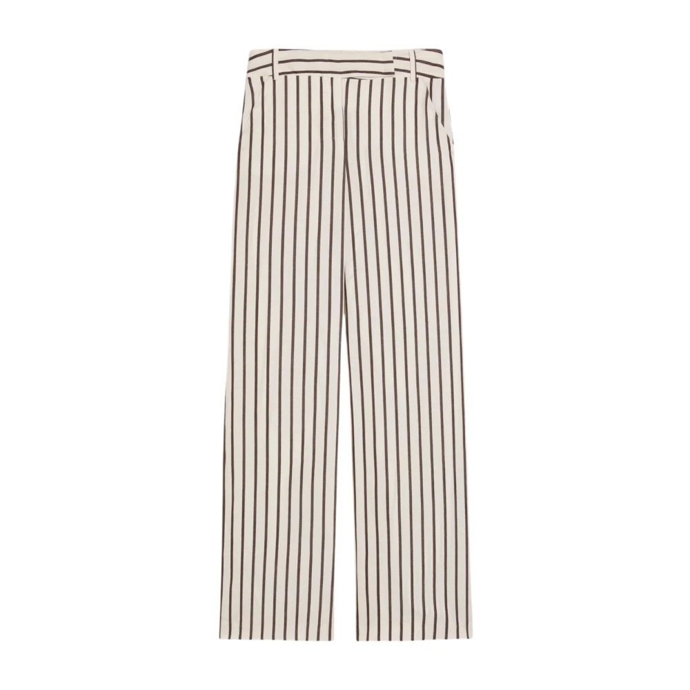 Pennyblack Women's White Straight Trousers, 2XS, Straight Trousers