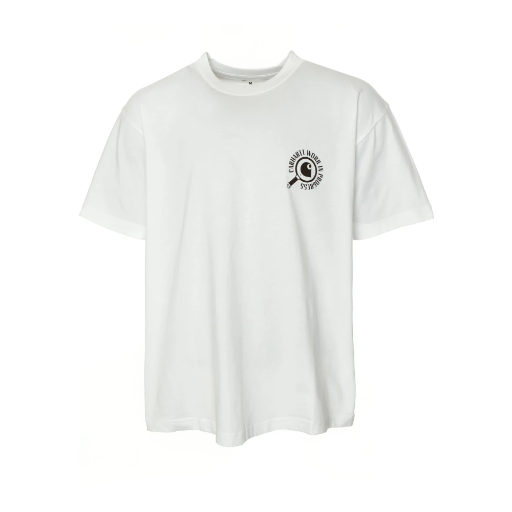 Carhartt WIP Grafische Logo Print T-Shirt White Heren