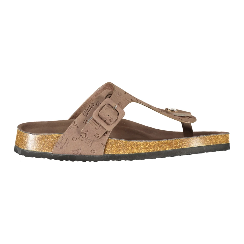 Laura Biagiotti Brown Flip‑Flops - Female - Flip Flops - 6 Uk - Shoes