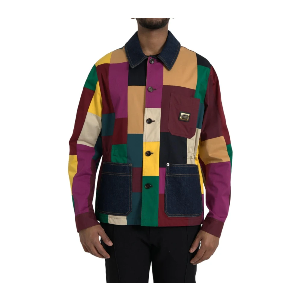Dolce & Gabbana Hombre Multicolor Chaquetas, Talla: M