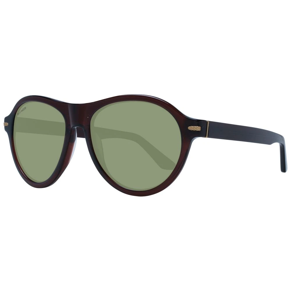 Serengeti Men's Brown Sunglasses, One Size, Round Sunglasses Polarized