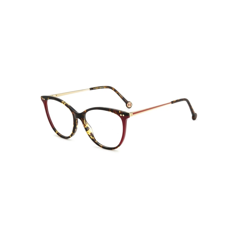 Carolina Herrera Stijlvolle Havana Red Bril Brown Unisex