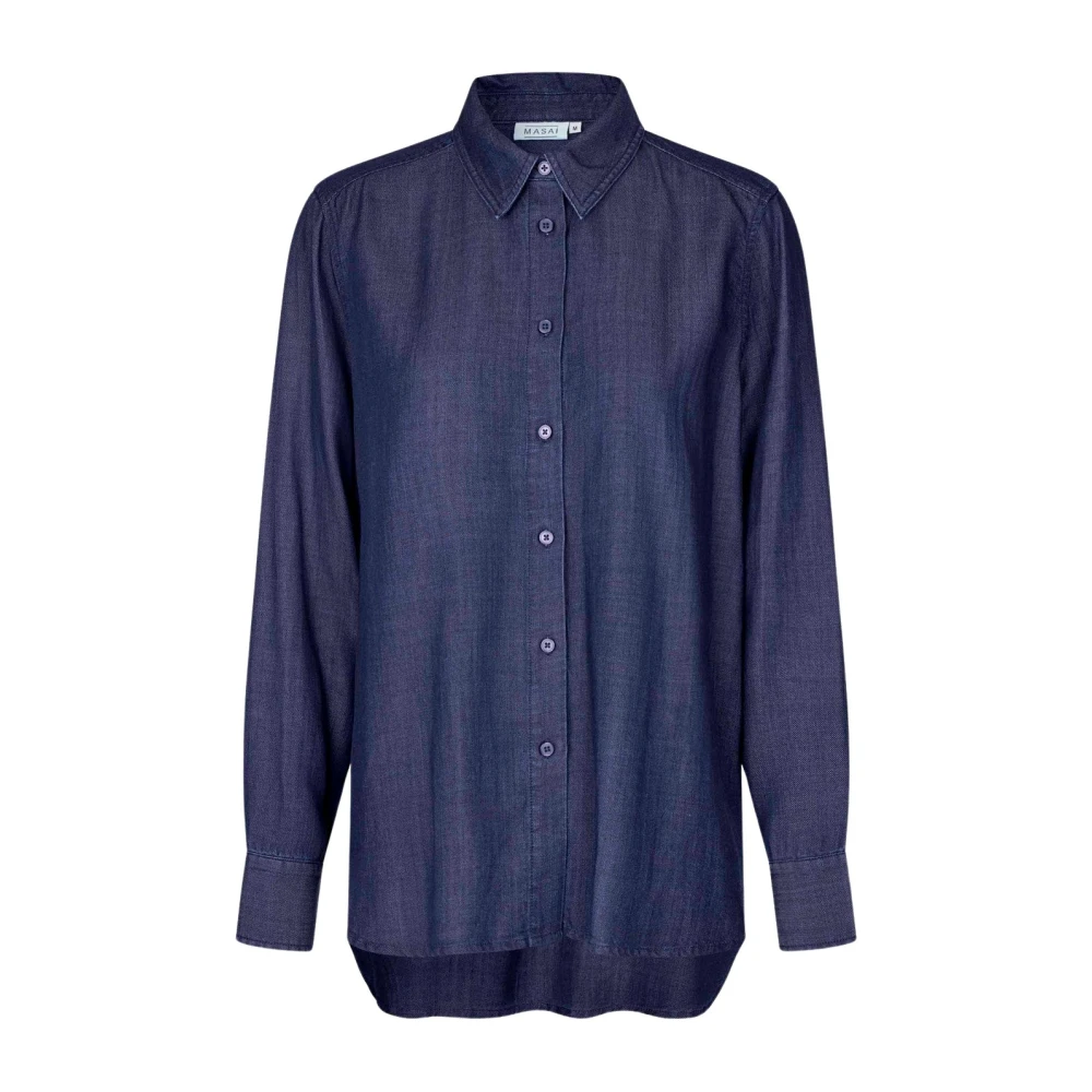 Masai , Damen, Blusen & Hemden, Blau, M