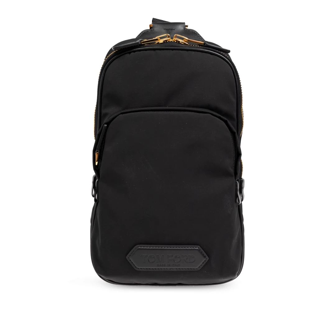 Tom Ford Een-schouder rugzak Black Heren