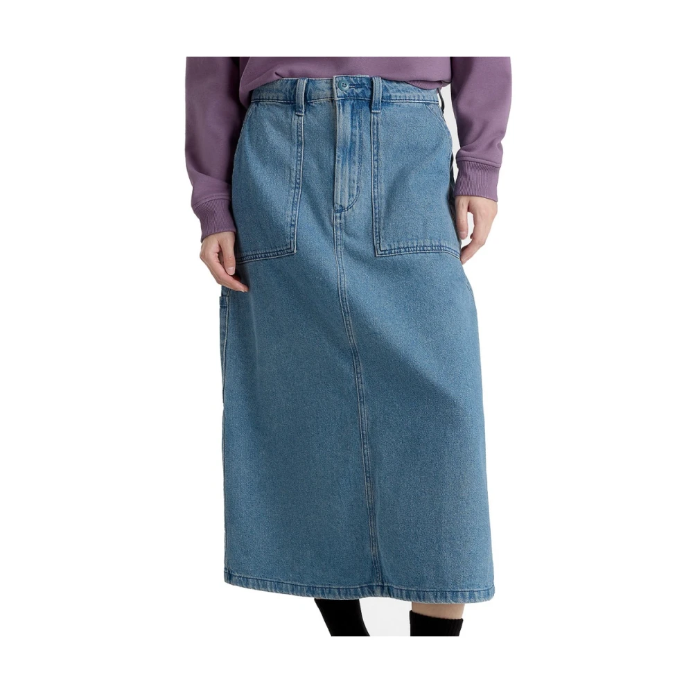 Vans Denim Carpenter Broek Blue Dames
