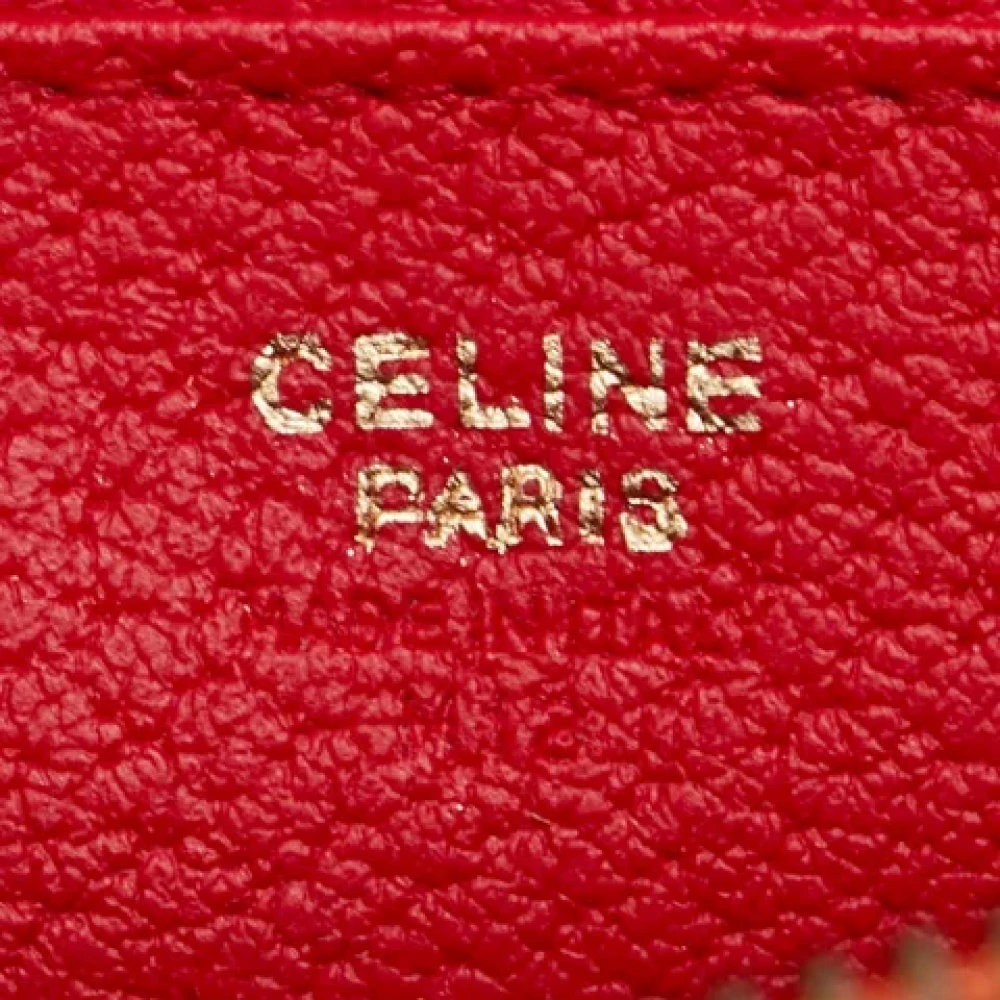 Celine Vintage Pre-owned Leather celine-bags Orange Dames